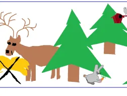 pomagamy zwierzętom  -praca graficzna klasy 4a