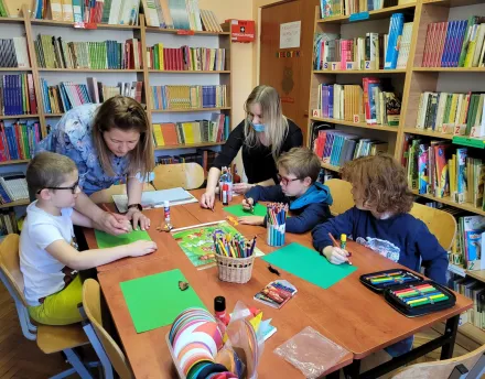 LEKCJE BIBLIOTECZNE – TEATRZYK KAMISHIBAI I ORIGAMI