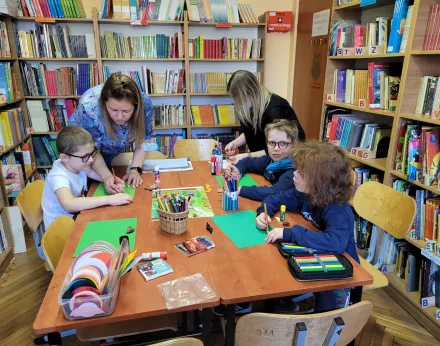 LEKCJE BIBLIOTECZNE – TEATRZYK KAMISHIBAI I ORIGAMI