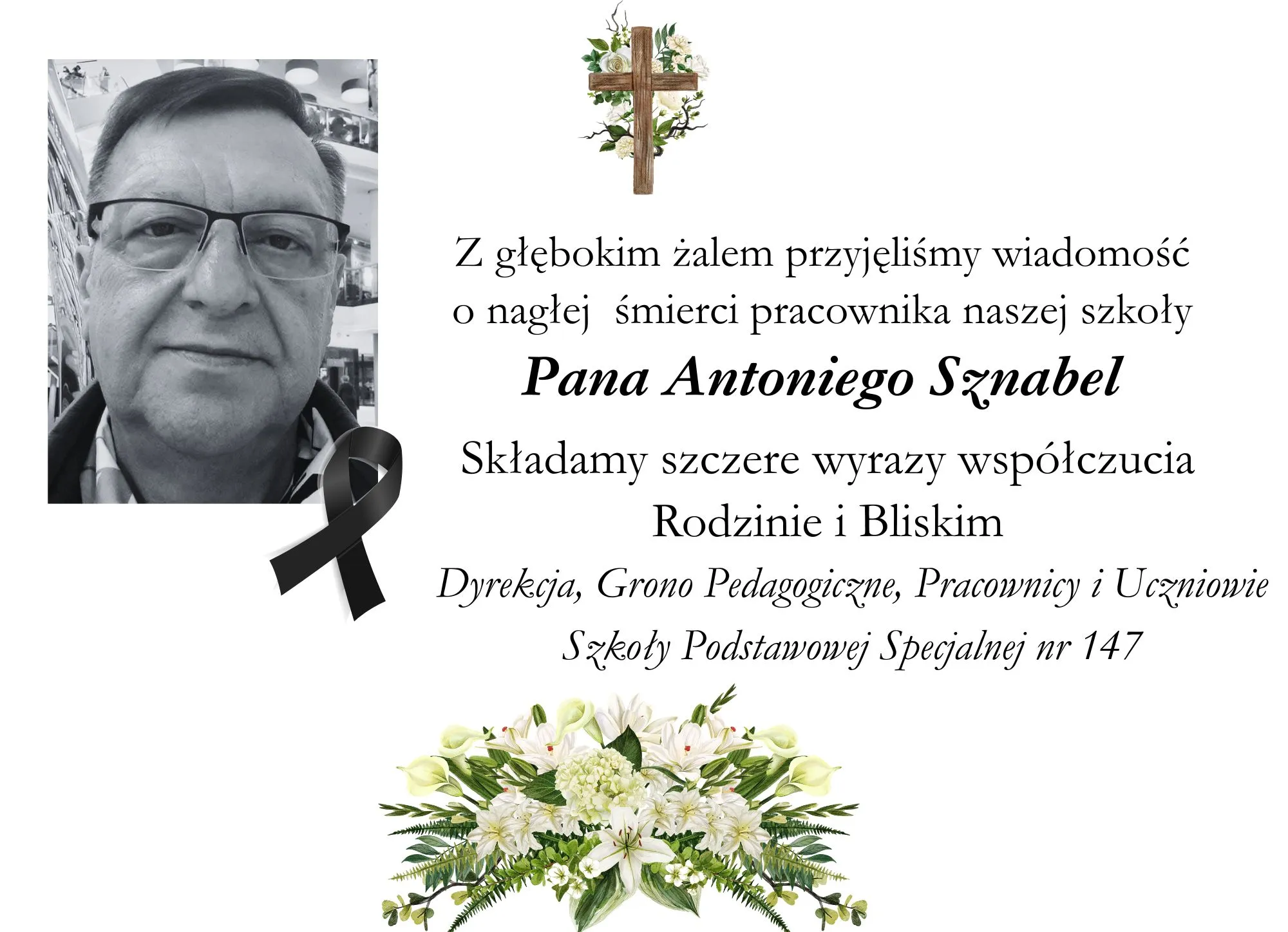 Odszedł od nas Pan Antoni Sznabel
