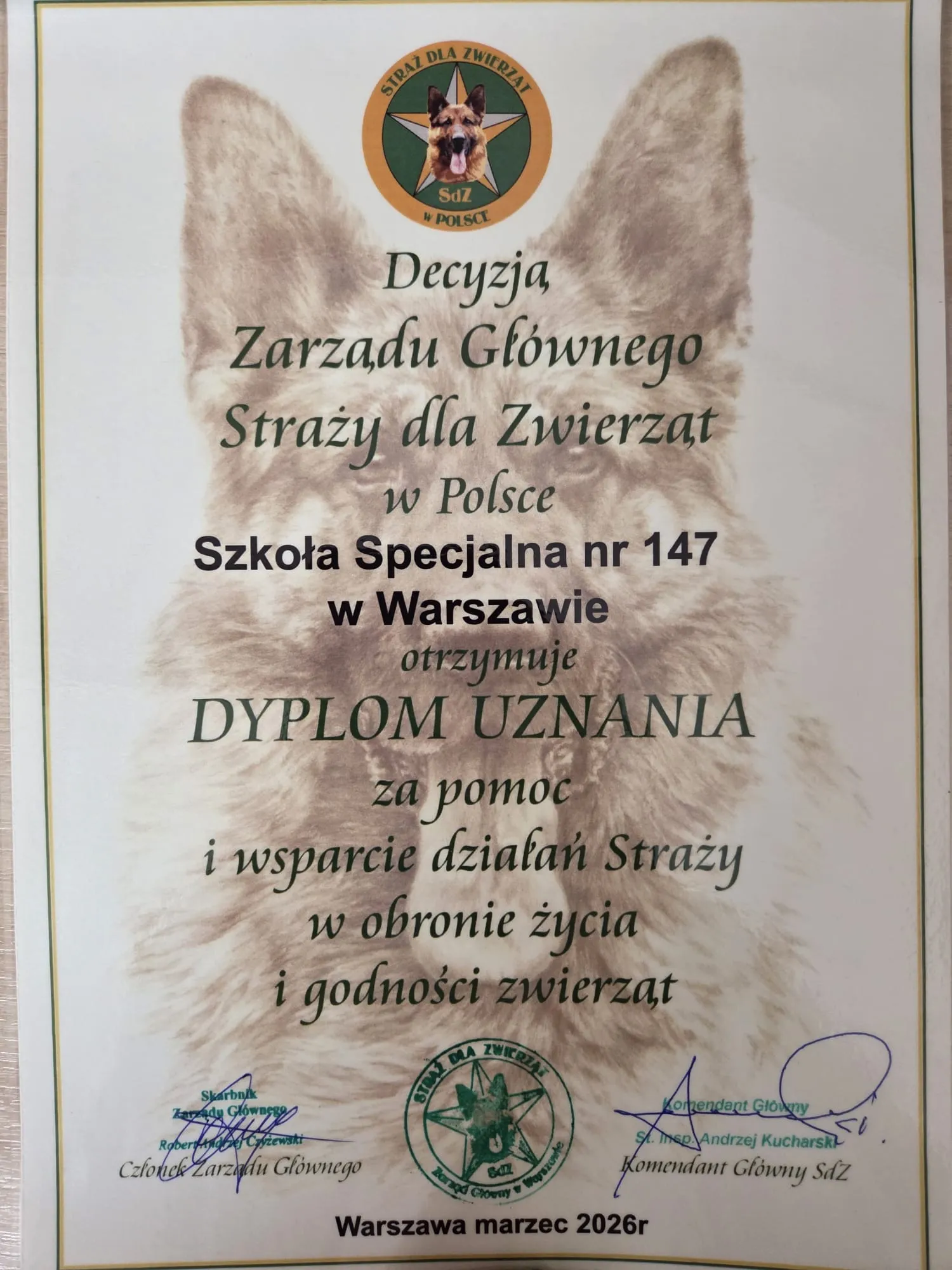 Przekazanie darów dla potrzebujących zwierząt