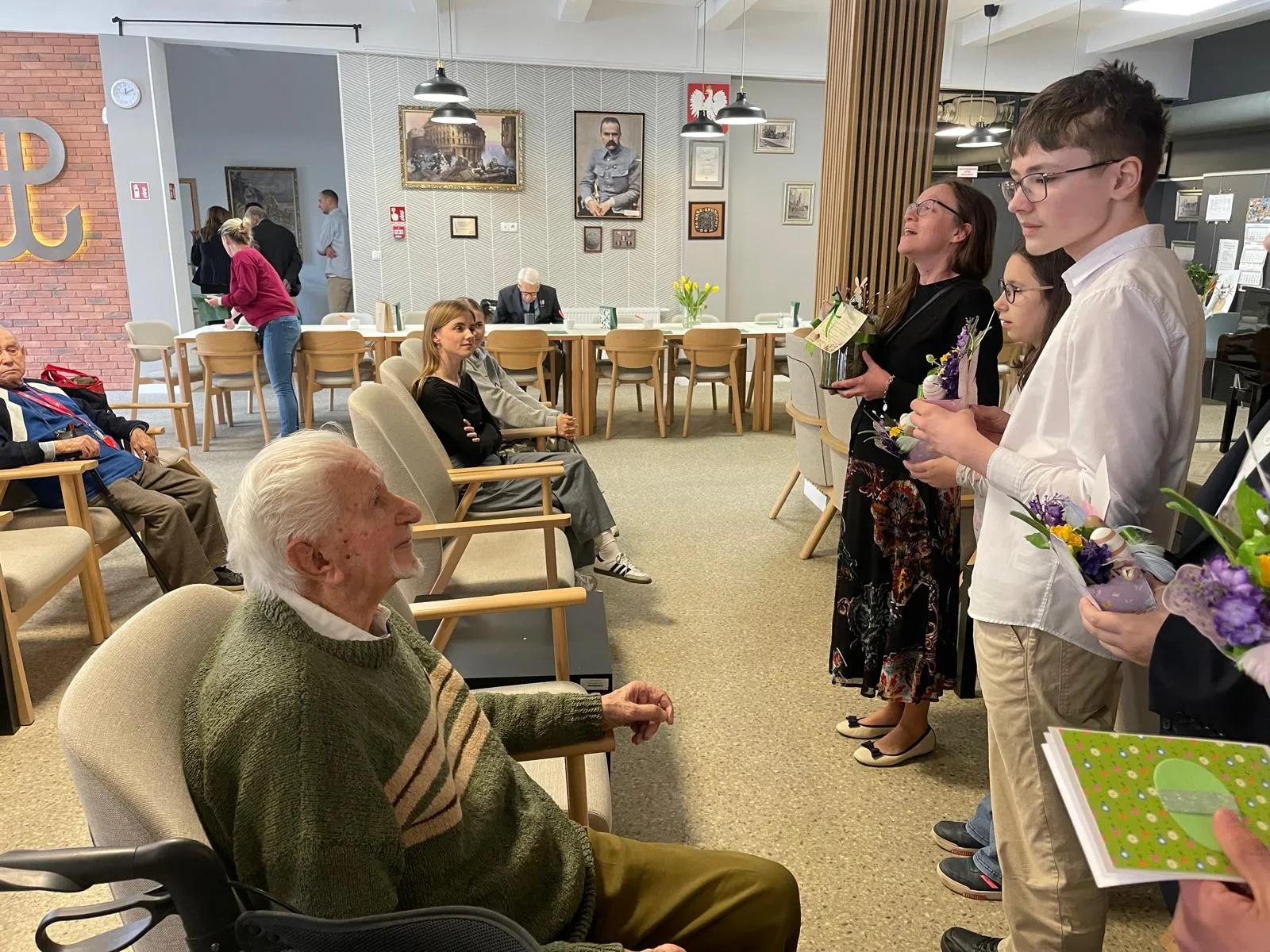 Wizyta uczniów w Domu Powstańców Warszawskich