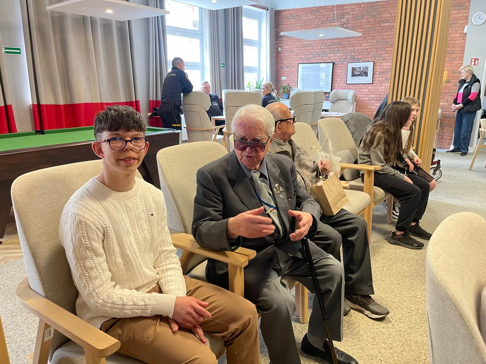 Wizyta uczniów w Domu Powstańców Warszawskich