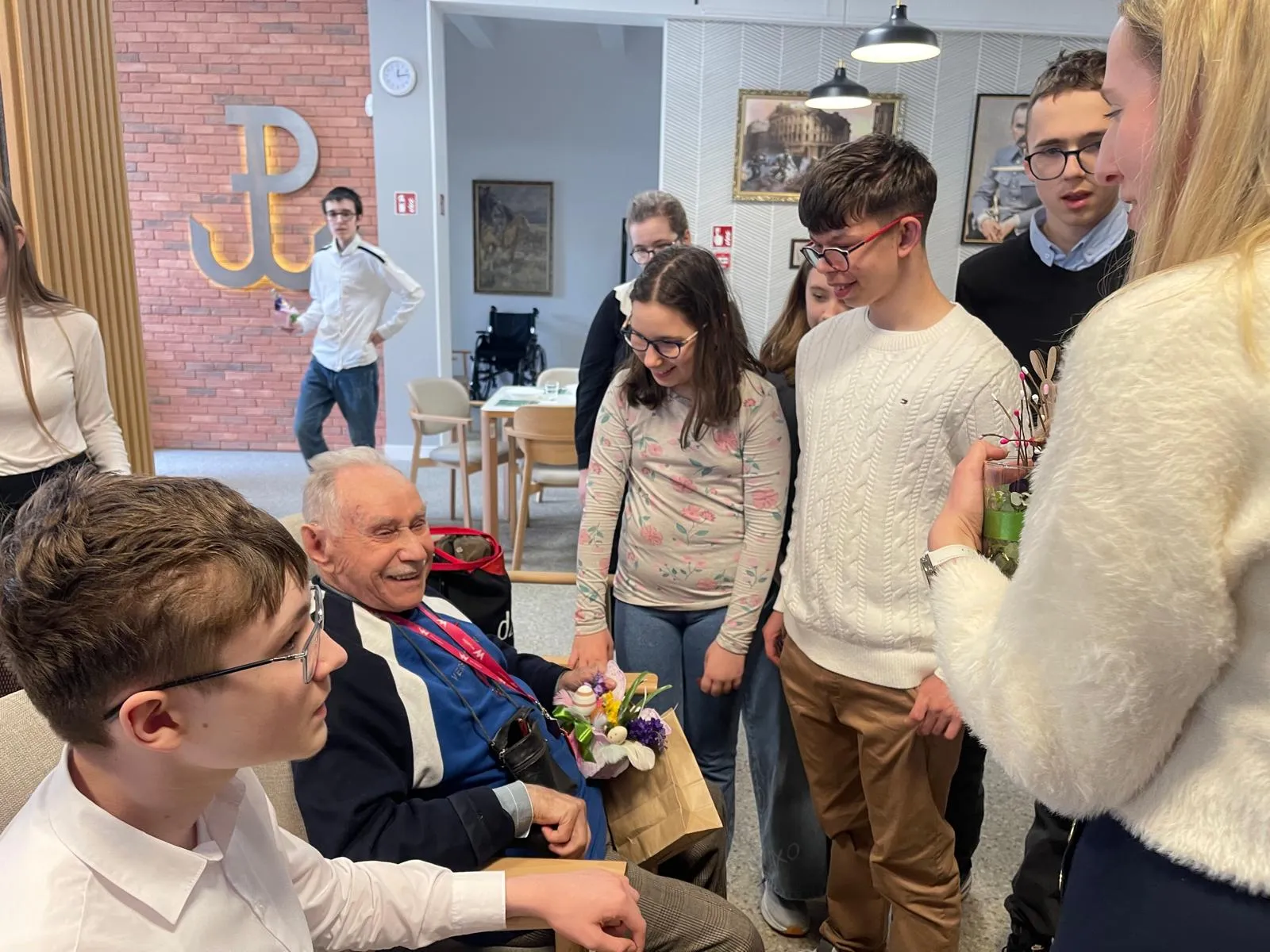 Wizyta uczniów w Domu Powstańców Warszawskich