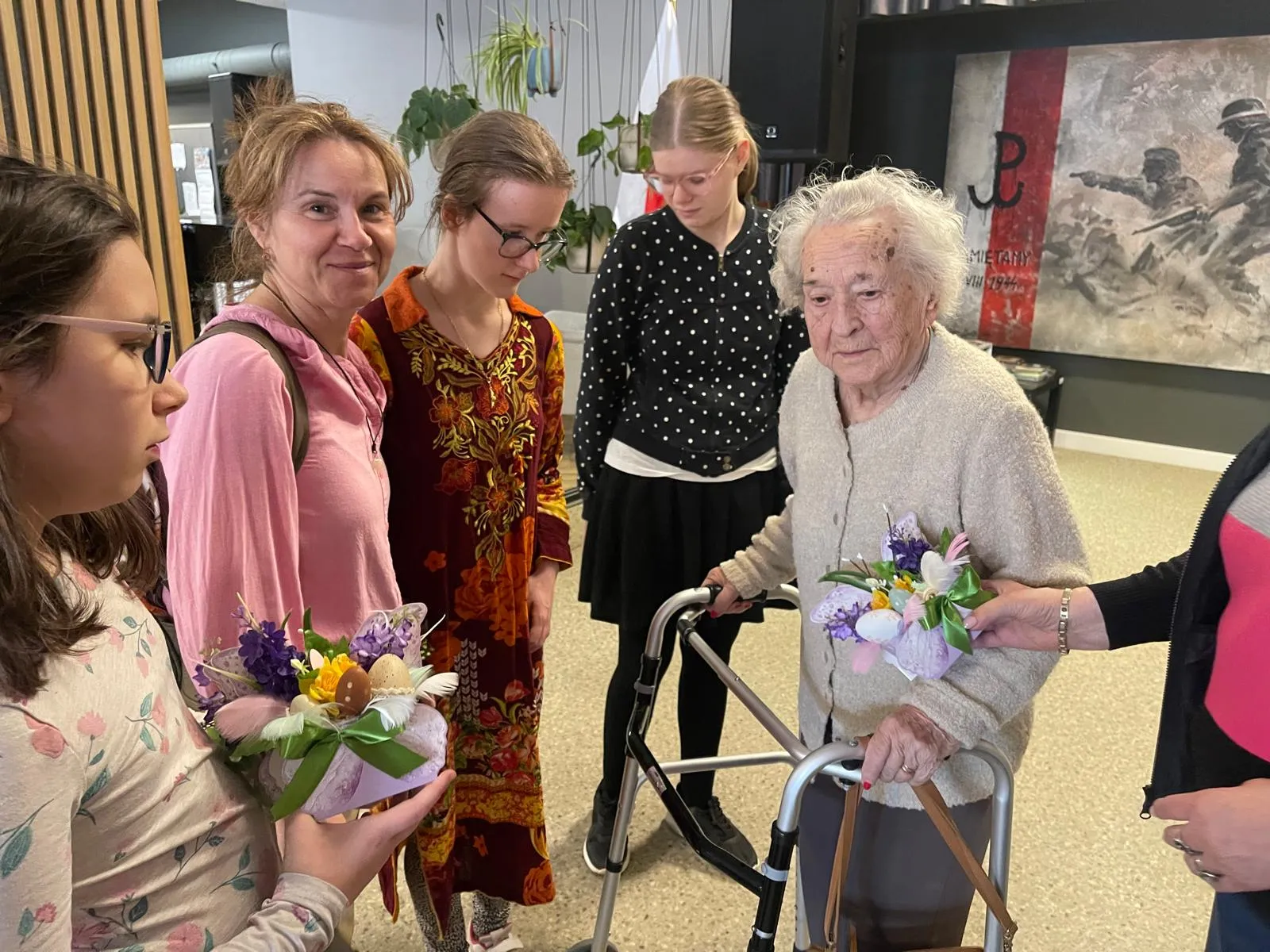 Wizyta uczniów w Domu Powstańców Warszawskich