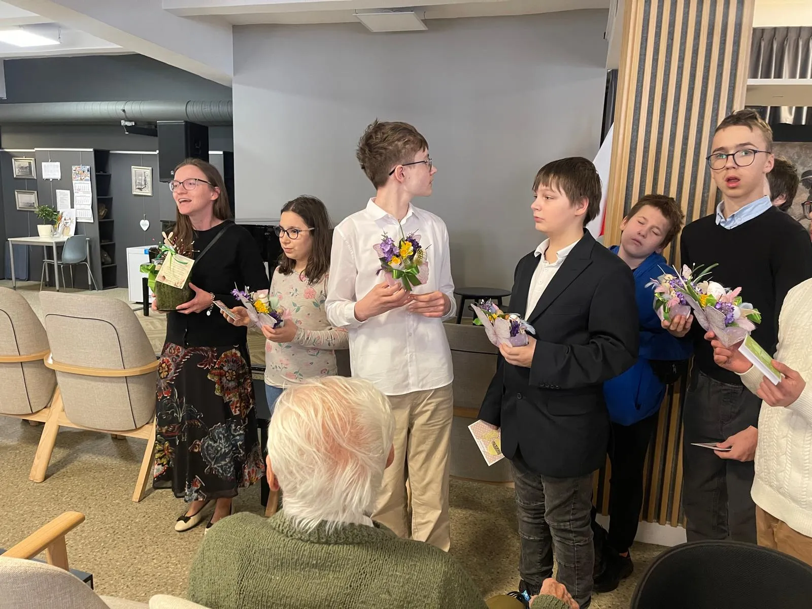 Wizyta uczniów w Domu Powstańców Warszawskich