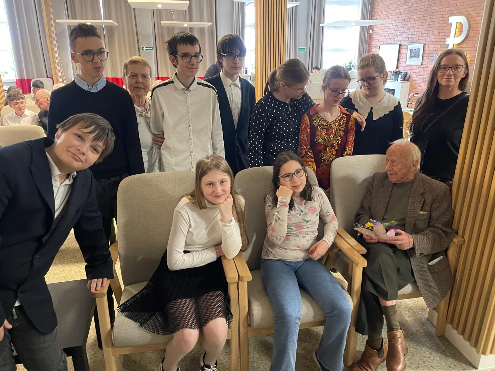 Wizyta uczniów w Domu Powstańców Warszawskich