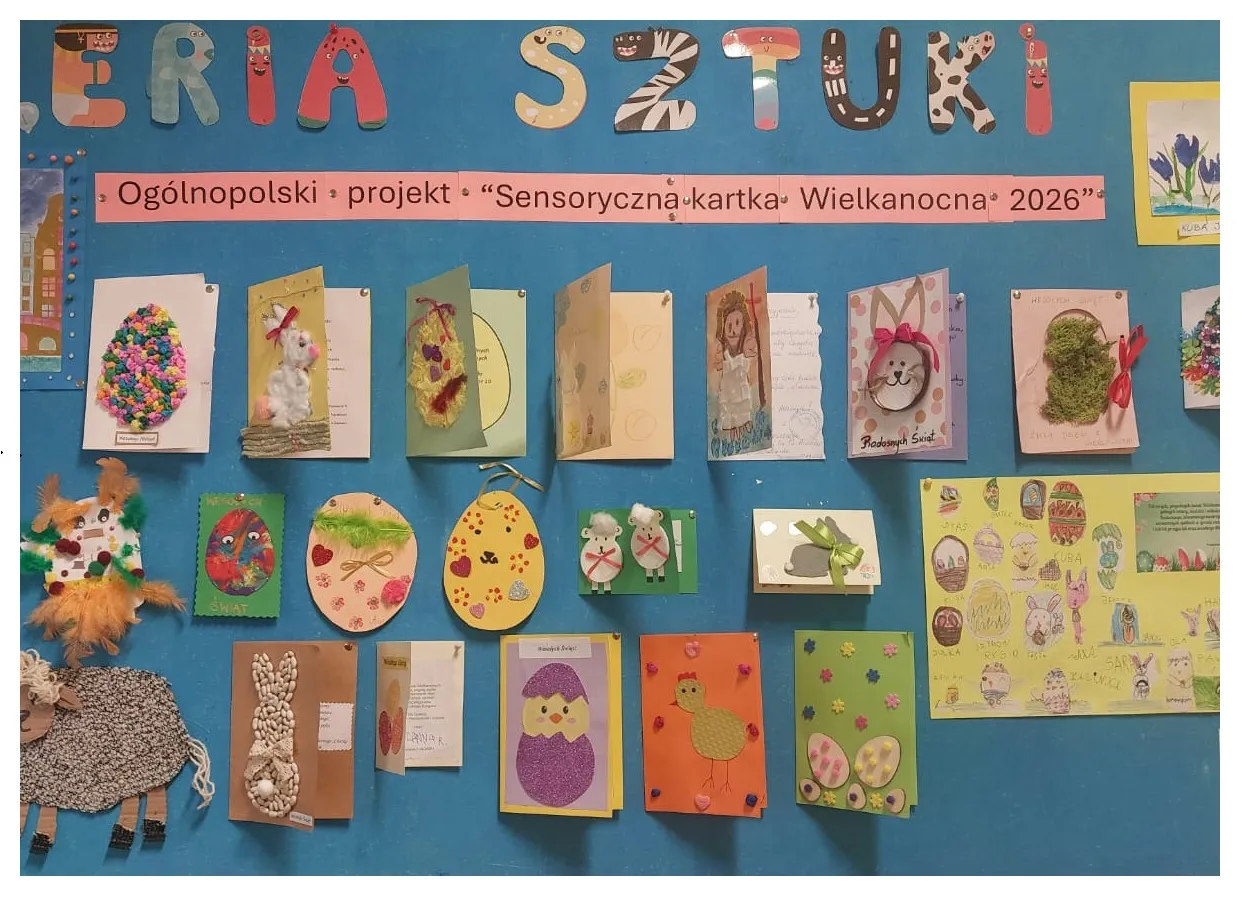 Ogólnopolski projekt "Sensoryczna kartka Wielkanocna 2026"
