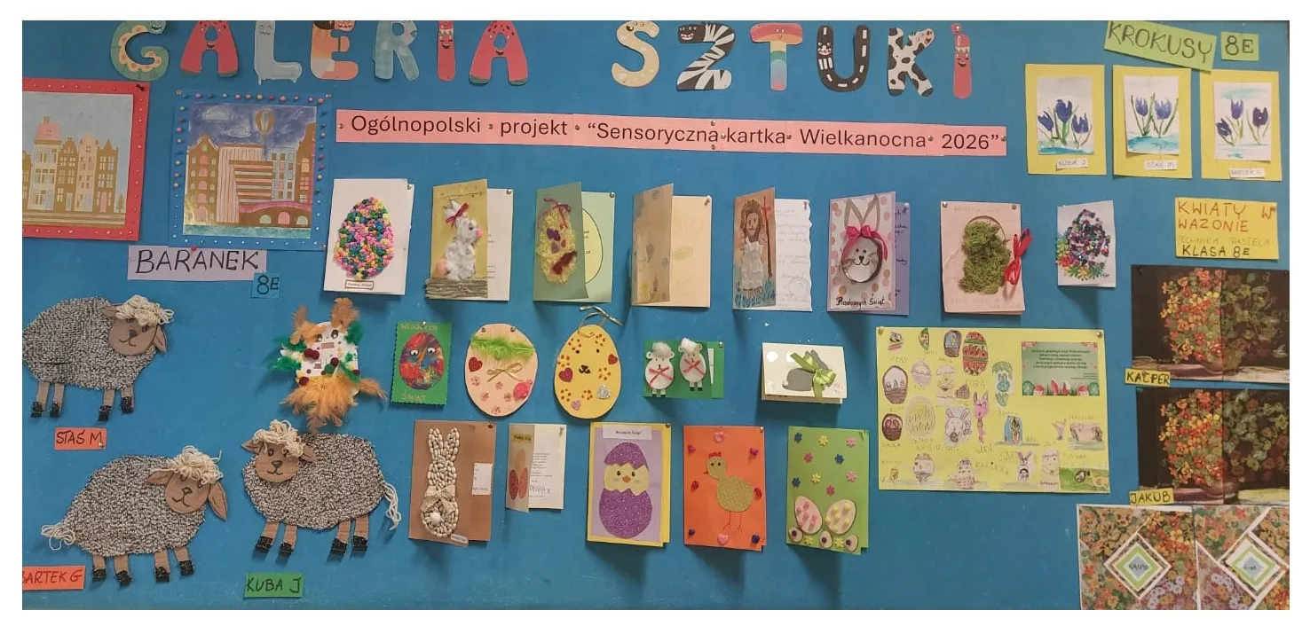 Ogólnopolski projekt "Sensoryczna kartka Wielkanocna 2026"