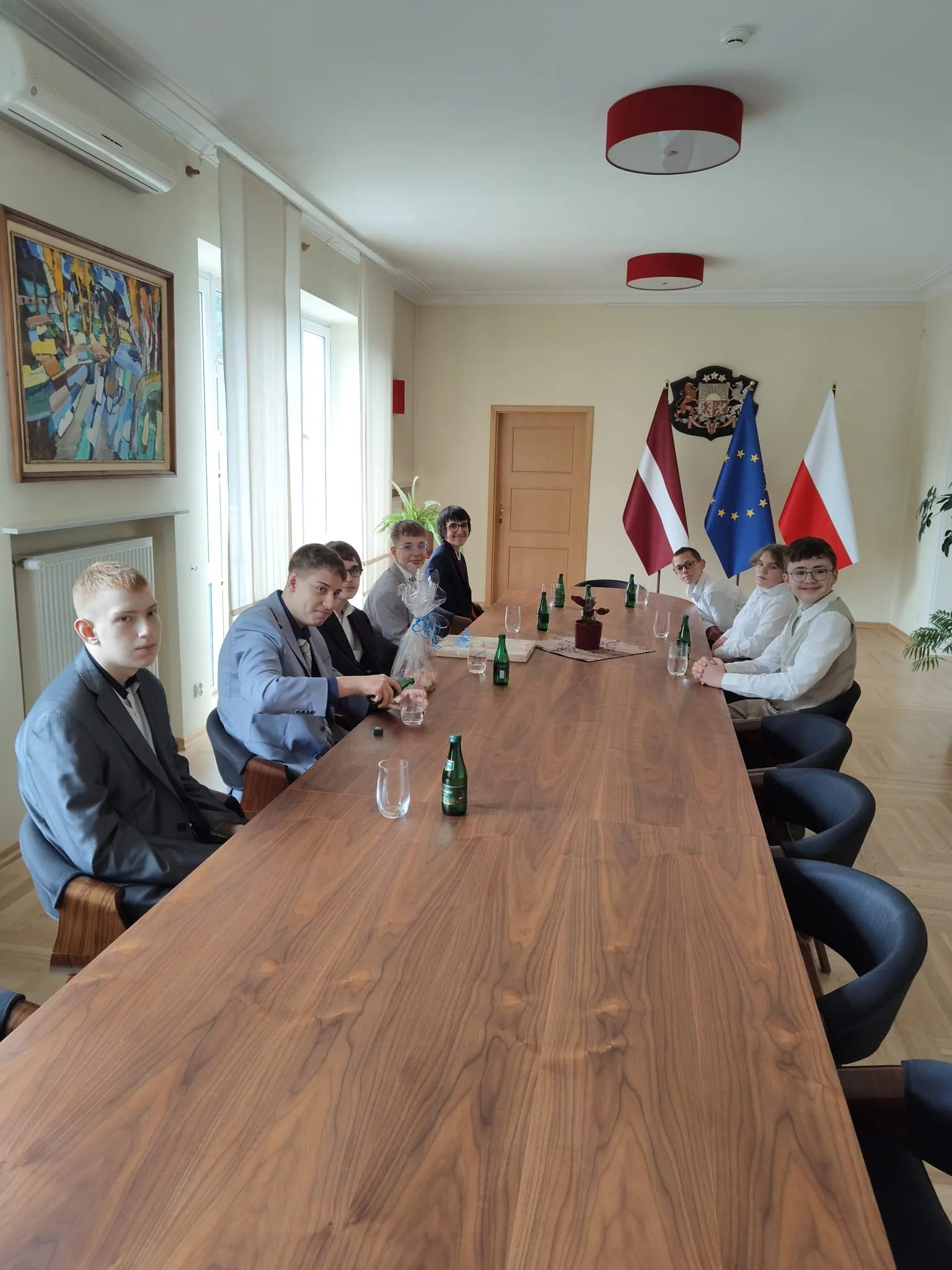 Wizyta w Ambasadzie Republiki Łotewskiej