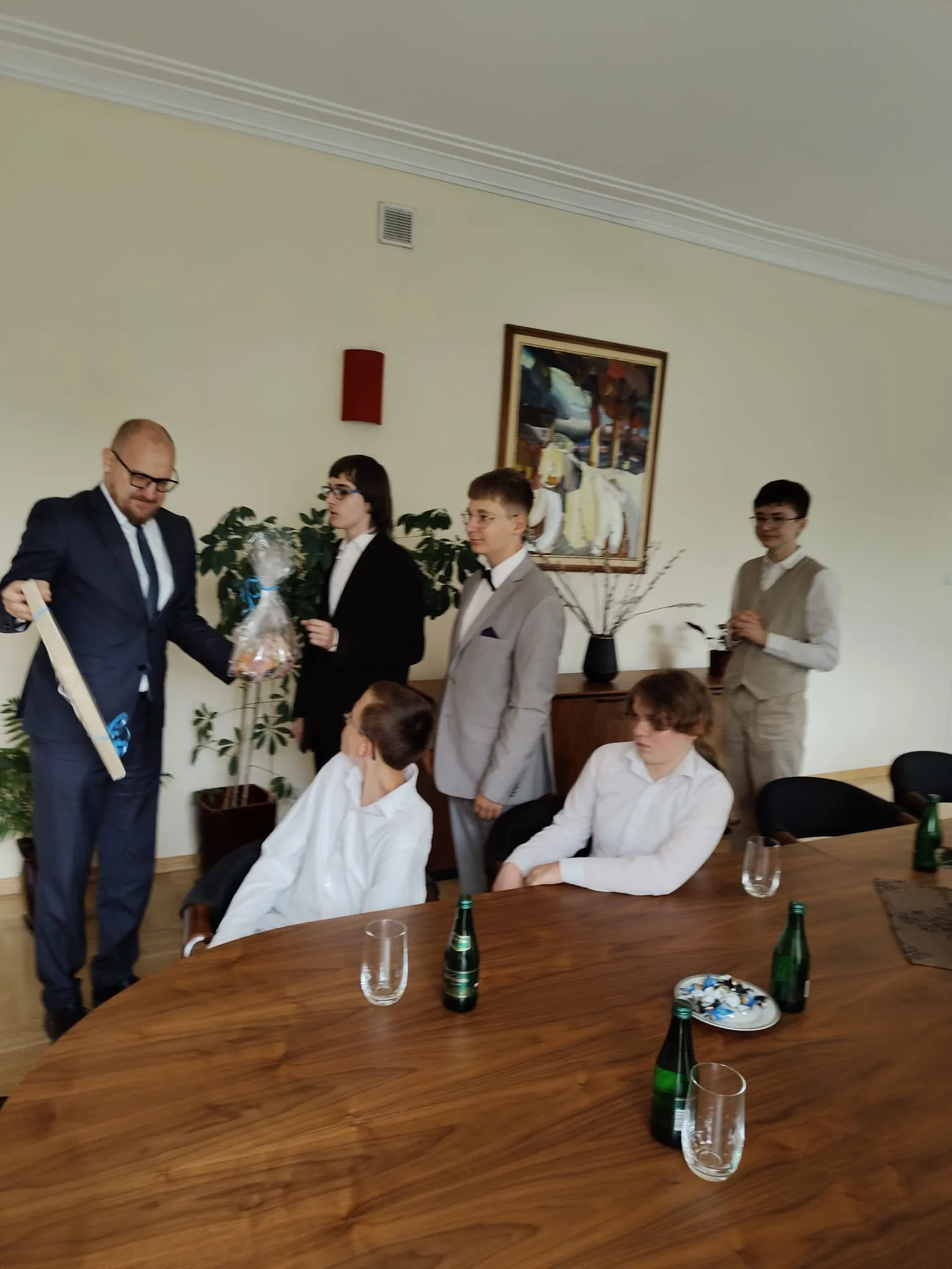 Wizyta w Ambasadzie Republiki Łotewskiej