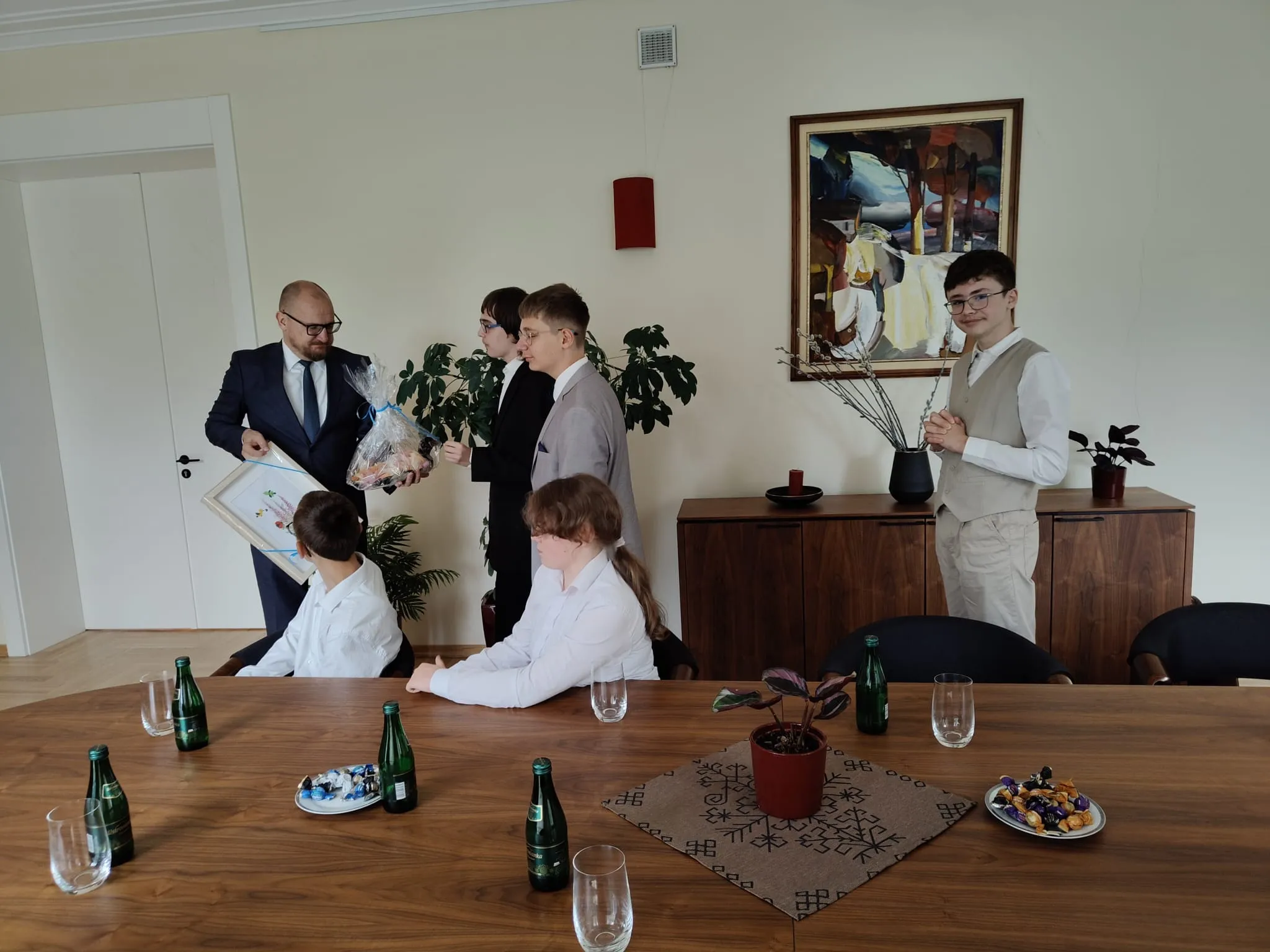 Wizyta w Ambasadzie Republiki Łotewskiej