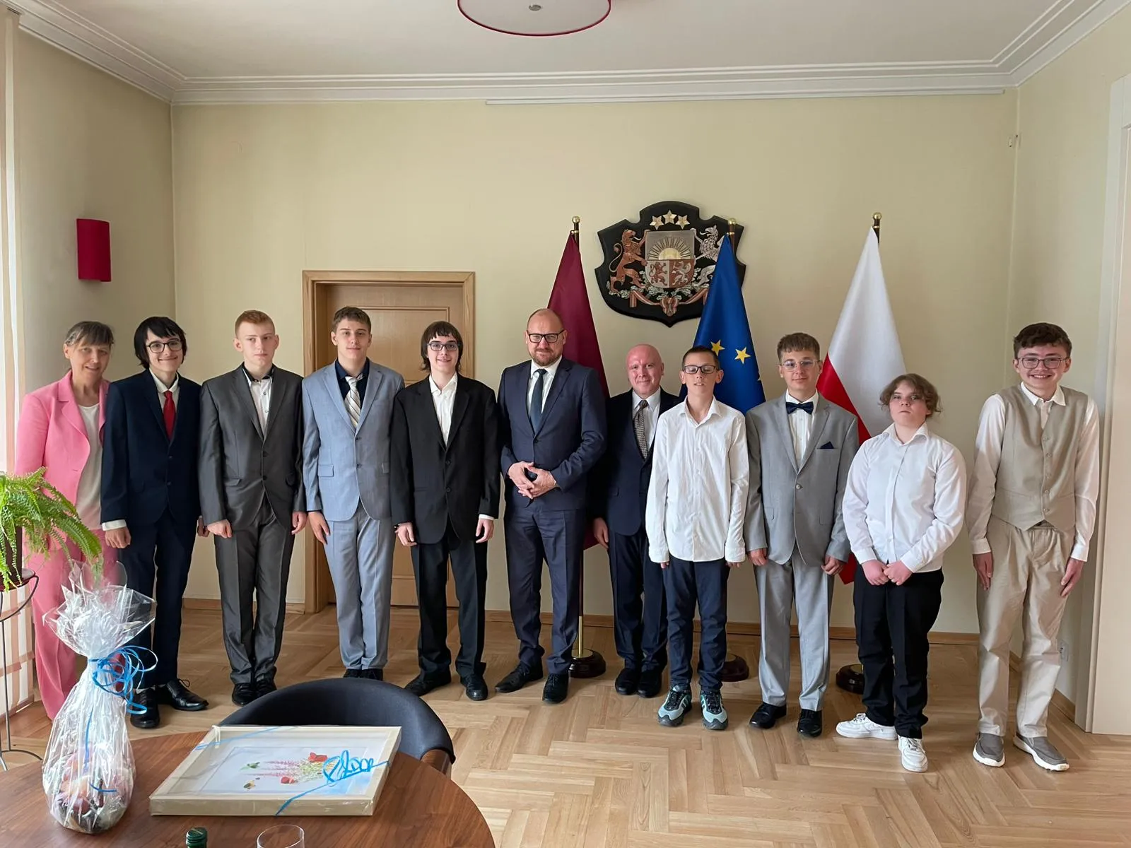 Wizyta w Ambasadzie Republiki Łotewskiej