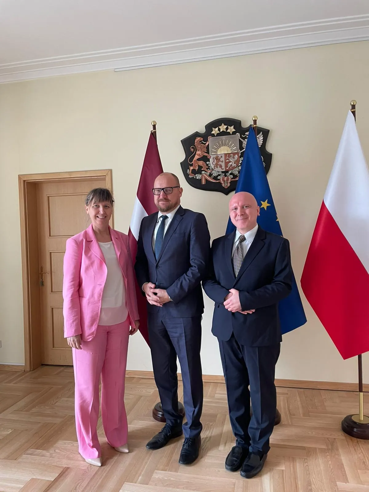 Wizyta w Ambasadzie Republiki Łotewskiej
