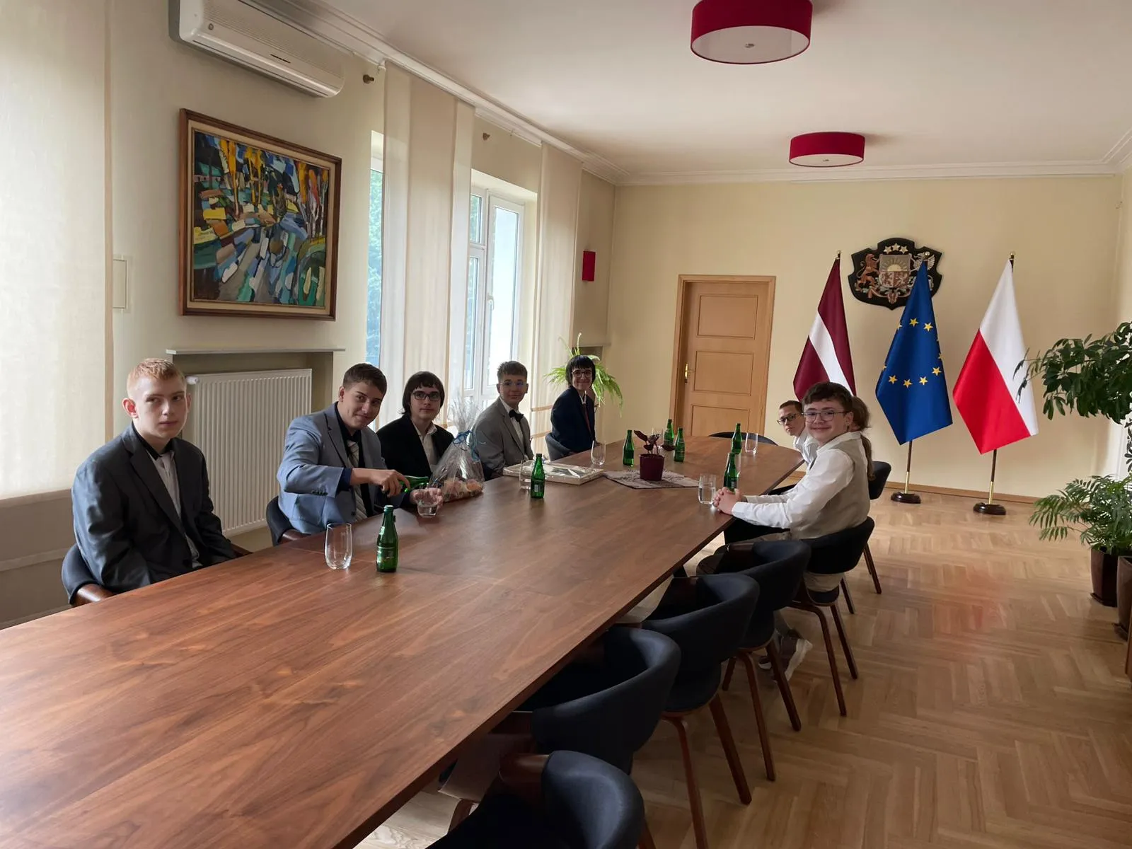 Wizyta w Ambasadzie Republiki Łotewskiej