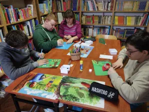 LEKCJE BIBLIOTECZNE – TEATRZYK KAMISHIBAI I ORIGAMI